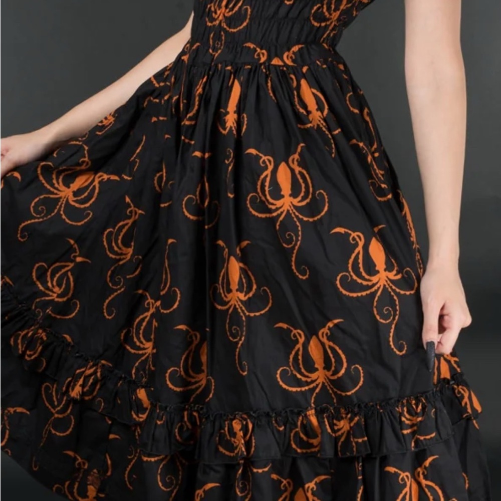 Octopus gothabilly dress Dracula Clorhing 3xl